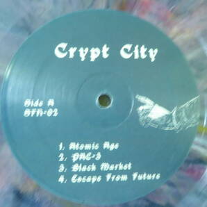 [m7808y r] CRYPT CITY / Crypt City [SFH-02] クリプトシティ マーブルカラーレコードの画像7