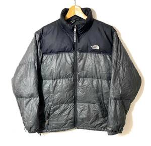 ■BOYS 90s 90年代 ビンテージ THE NORTH FACE ノースフェイス ヌプシ 600フィル 切り替えし 中綿 キルティングジャケット 古着 サイズXL■