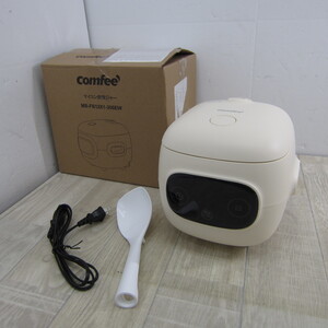 PA4086【ほぼ未使用】COMFEE’ 炊飯器 2合 一人暮らし マイコン式 炊きたて 小型炊飯器 炊飯ジャー 黑厚釜 MB-FB12X1 ベージュ色