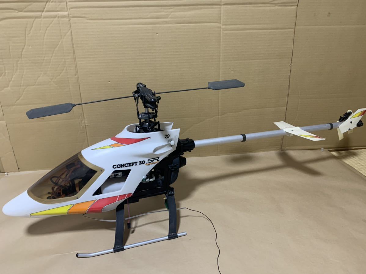 ヤフオク! -「京商コンセプト30」(完成品（エンジン）) (ヘリコプター 