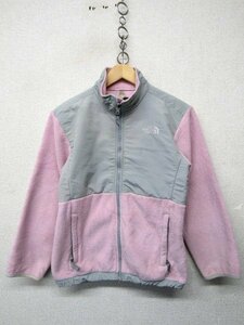 S2204:汚れアリ The North Face ノースフェイス ジャケット/L GIRLS/ピンク/レディース フリース アウトドア ブルゾン デナリジャケット