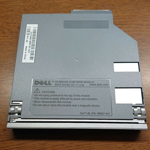 Dell 8W007-A01 CD-RW/DVD-ROM　ノートブックPC用