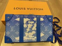 LOUIS VUITTON ルイヴィトン モノグラム クラウズ ソフトトランク ウォレット ブルー M45432_画像2