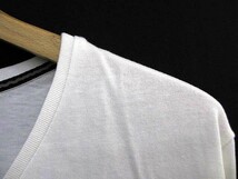 ∞【未使用】MALE&Co. メイルアンドコー Tシャツ カットソー Vネック 長袖 L 白 ホワイト メンズ □G8_画像3