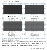 カーフィルム カット済み 車種別 スモーク NV200 バネット VM/M20 ※2枚構成スライドガラス用※ リアセット_画像2