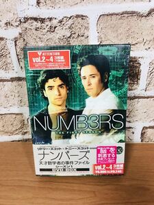 ナンバーズ 天才数学者の事件ファイル シーズン1 DVD-BOX (Vol.2〜Vol.4セット) (3枚組) 未開封