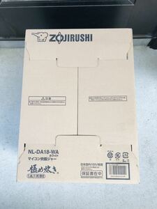 象印 ZOJIRUSHI 炊飯器 一升 マイコン式 極め炊き ホワイト NL-DA18-WA 2.5mm黒厚釜　未使用　新品
