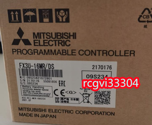 新品 MITSUBISHI/三菱 FX3U-16MR/DS マイクロシーケンサー 基本ユニット 保証6ヶ月