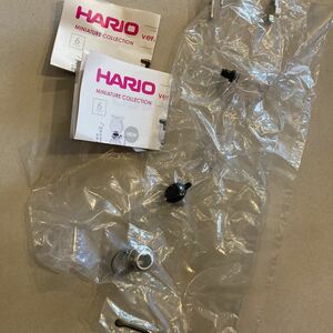 HARIO ハリオ　ミニチュア　ガチャ　ver.3 ケンエレファント　2種　コーヒーサイフォンはな　V60レンジサーバー600