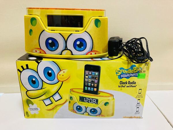激レア スポンジボブ Radio&Clock for iPhone&iPad