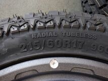 S 送料無料！ゴツゴツ系 マッドヴァンス 17 6H139.7 6.5J+38 グリップマックス ホワイトレター 215/60R17 ハイエース レジアスエース_画像9