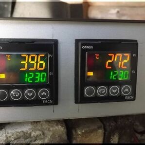 陶芸窯用　 デジタル温度計 E5CN 二か所同時表示