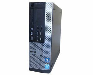 Windows7 Pro 64bit デル DELL OPTIPLEX 9020 SFF 省スペース Core i5-4570 3.2GHz 4GB 500GB DVDマルチ 本体のみ