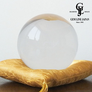 Натуральный кристалл 90 мм, негабаритный круглый кварц мяч