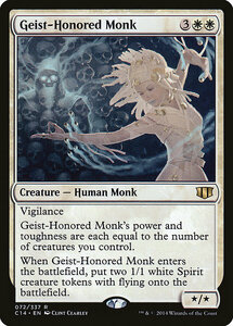 MTG ■白/英語版■ 《霊誉の僧兵/Geist-Honored Monk》統率者2014 C14