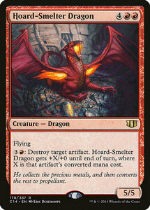 MTG ■赤/英語版■ 《蔵製錬のドラゴン/Hoard-Smelter Dragon》統率者2014 C14