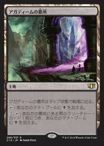 MTG ■土地/日本語版■ 《アガディームの墓所/Crypt of Agadeem》統率者2014 C14