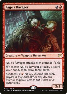 MTG ■赤/英語版■ 《エインジーの荒廃者/Anje's Ravager》統率者2019 C19