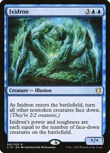 MTG ■青/英語版■ 《イクシドロン/Ixidron》統率者2019 C19