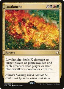 MTG ■金/英語版■ 《溶岩崩れ/Lavalanche》統率者C18 C18