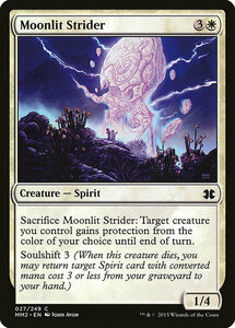 MTG ■白/英語版■ 《月明かりの徘徊者/Moonlit Strider》モダンマスターズ2015 MM2