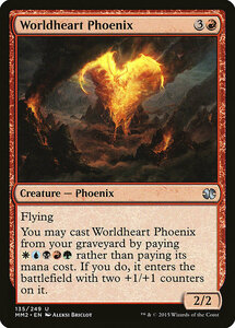 MTG ■赤/英語版■ 《世界心のフェニックス/Worldheart Phoenix》モダンマスターズ2015 MM2