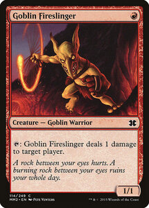 MTG ■赤/英語版■ 《ゴブリンの投火師/Goblin Fireslinger》モダンマスターズ2015 MM2