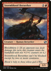 MTG ■赤/英語版■ 《嵐血の狂戦士/Stormblood Berserker》モダンマスターズ2015 MM2