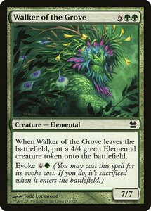 MTG ■緑/英語版■ 《木立を歩むもの/Walker of the Grove》モダンマスターズ MM1