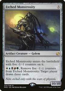 MTG ■無/英語版■ 《刻まれた大怪物/Etched Monstrosity》モダンマスターズ2015 MM2