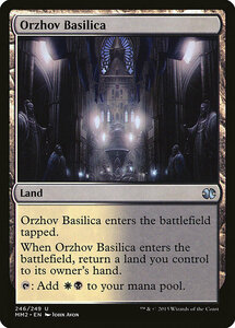 MTG ■土地/英語版■ 《オルゾフの聖堂/Orzhov Basilica》★FOIL★ モダンマスターズ2015 MM2