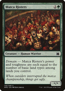 MTG ■緑/英語版■ 《マトカの暴動者/Matca Rioters》★FOIL★ モダンマスターズ2015 MM2