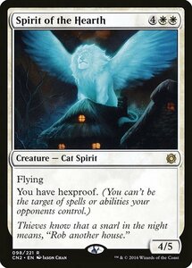 MTG ■白/英語版■ 《かまどの精霊/Spirit of the Hearth》★FOIL★ コンスピラシー:王位争奪 CN2