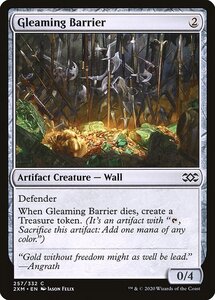 MTG ■無/英語版■ 《煌めく障壁/Gleaming Barrier》ダブルマスターズ 2XM