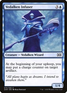 MTG ■青/英語版■ 《ヴィダルケンの注入者/Vedalken Infuser》ダブルマスターズ 2XM