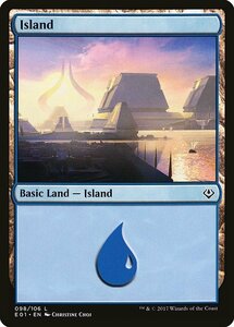 MTG ■土地/英語版■《島/Island》Archenemy:Nicol Bolas E01