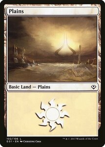 MTG ■土地/英語版■《平地/Plains》Archenemy:Nicol Bolas E01