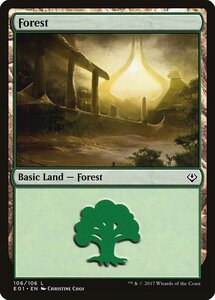 MTG ■土地/英語版■《森/Forest》Archenemy:Nicol Bolas E01