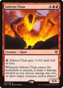 MTG ■赤/英語版■《業火のタイタン/Inferno Titan》Archenemy:Nicol Bolas E01