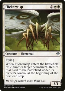 MTG ■白/英語版■《ちらつき鬼火/Flickerwisp》Archenemy:Nicol Bolas E01