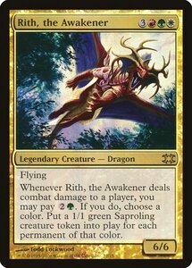 MTG ■金/英語版■ 《煽動するものリース/Rith, the Awakener》★FOIL★ From the Vault FTV