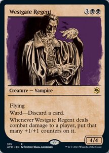 MTG ■黒/英語版■ 《西門の主/Westgate Regent》▲ショーケース▲フォーゴトン・レルム探訪　AFR