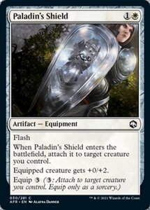 MTG ■白/英語版■ 《パラディンの盾/Paladin's Shield》フォーゴトン・レルム探訪　AFR