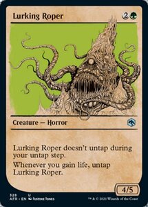 MTG ■緑/英語版■ 《隠れ潜むローパー/Lurking Roper》▲ショーケース▲フォーゴトン・レルム探訪　AFR