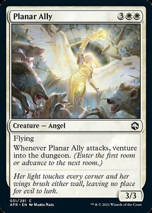 MTG ■白/英語版■ 《プレイナー・アライ/Planar Ally》フォーゴトン・レルム探訪　AFR