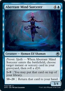 MTG ■青/英語版■ 《精神異常のソーサラー/Aberrant Mind Sorcerer》フォーゴトン・レルム探訪　AFR