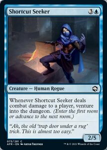 MTG ■青/英語版■ 《近道探し/Shortcut Seeker》フォーゴトン・レルム探訪　AFR