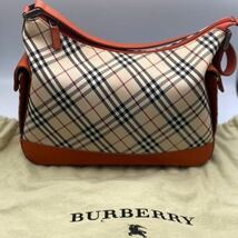 BURBERRY バーバリー ショルダーバック ショルダーバッグ チェック柄 ハンドバッグ 美品_画像1