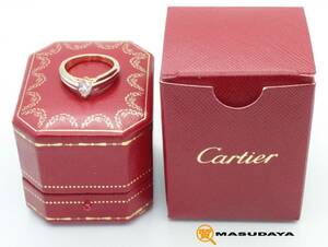 ◆◇【美品】Cartier カルティエ トリニティ スリーカラー ダイヤモンド リング D0.47ct/750◇◆