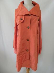 PASSIONE нейлон пальто 38 orange весеннее пальто (36)